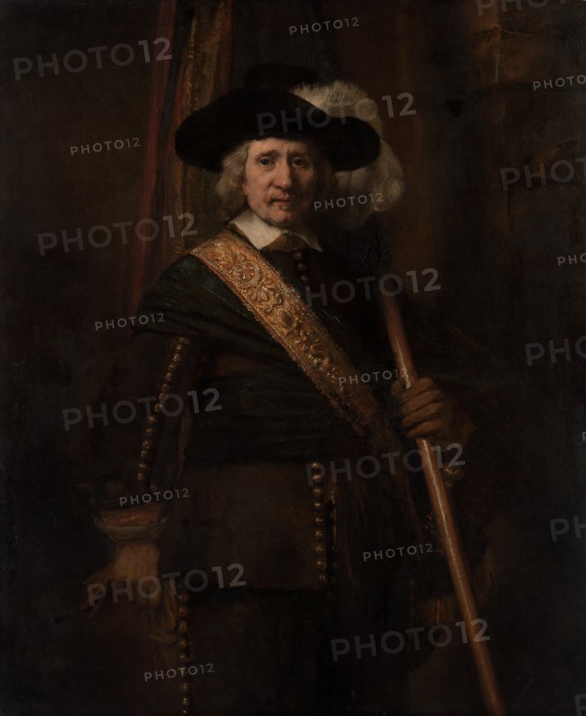 The Standard Bearer (Floris Soop, 1604-1657), 1654. Creator: Rembrandt Harmensz van Rijn.