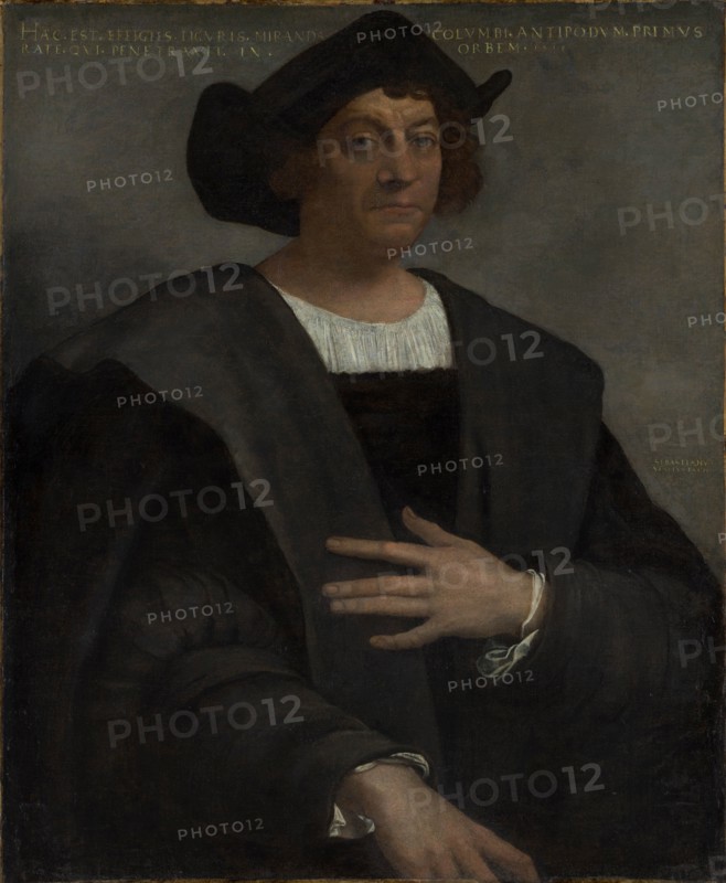 Portrait of a Man, Said to be Christopher Columbus (born about 1446, died 1506), 1519. Creator: Sebastiano del Piombo.