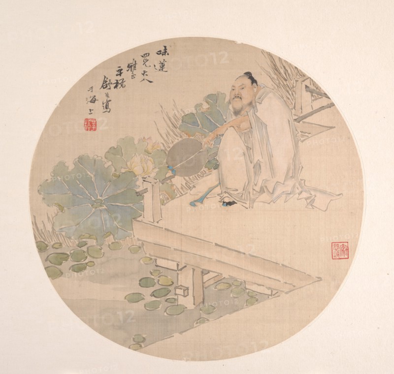 Admiring Lotus. Creator: Shu Hao.