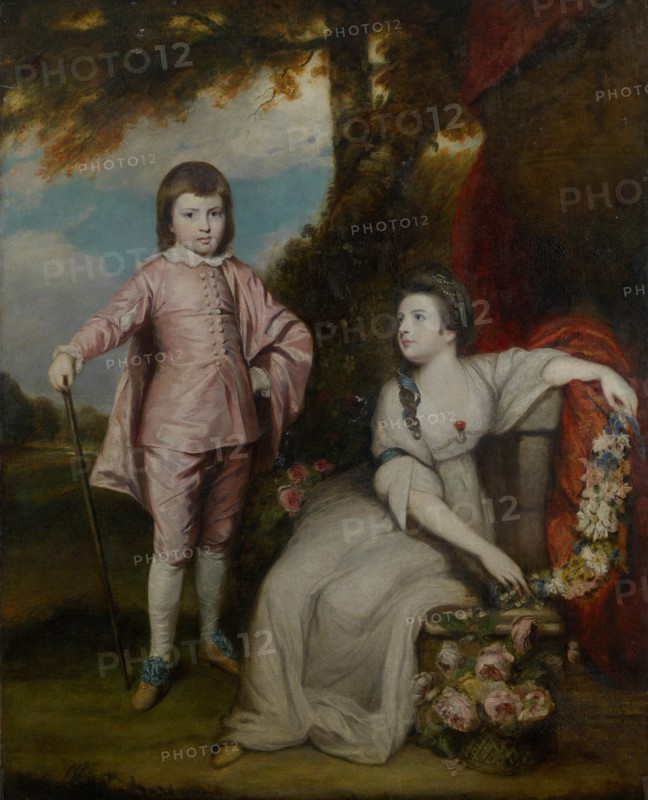George Capel, Viscount Malden (1757-1839), and Lady Elizabeth Capel (1755-1834), 1768. Creator: Sir Joshua Reynolds.