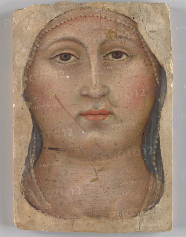 Head of the Virgin, ca. 1397. Creator: Taddeo di Bartolo.