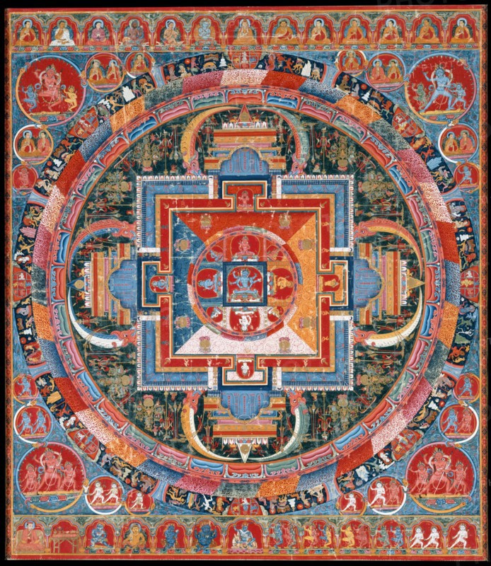 Mandala of Jnanadakini, late 14th century. Creator: Unknown.