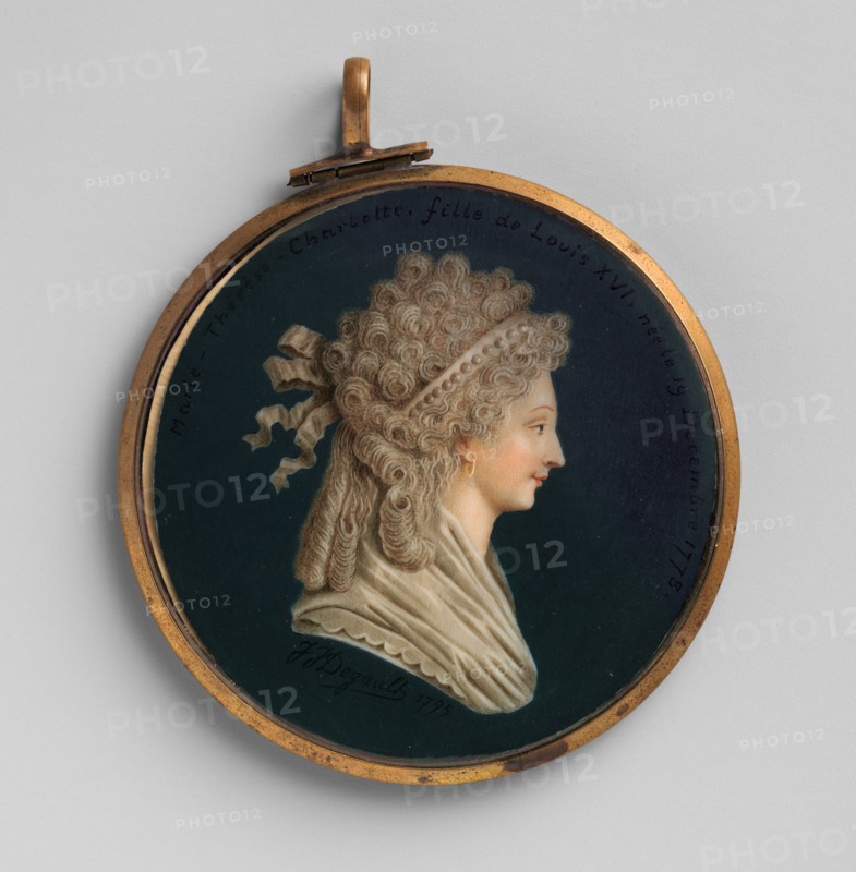 Marie-Thérèse-Charlotte (1778-1851), Daughter of Louis XVI, 1795. Creator: Jacques-Joseph Degault.
