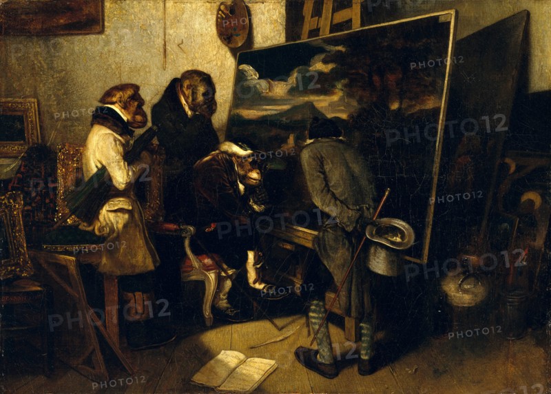 The Experts, 1837. Creator: Alexandre Gabriel Decamps.