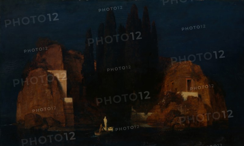 Island of the Dead, 1880. Creator: Arnold Böcklin.