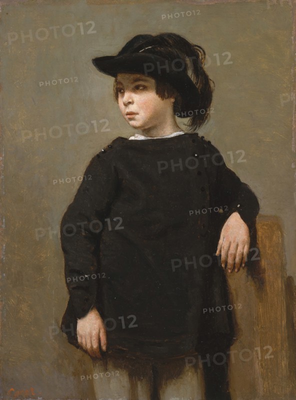 Portrait of a Child, ca. 1835. Creator: Jean-Baptiste-Camille Corot.