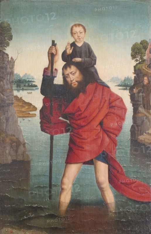 Saint Christopher and the Infant Christ, After 1485. Creator: Unknown.