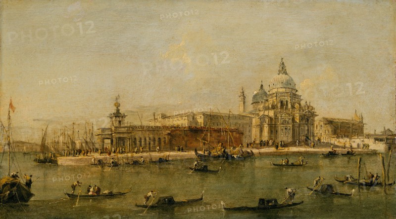 Venice: The Dogana and Santa Maria della Salute. Creator: Workshop of Francesco Guardi (Italian, Venice 1712-1793 Venice).