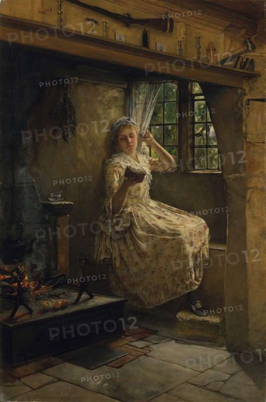 A Cosey Corner, 1884. Creator: Francis Davis Millet.