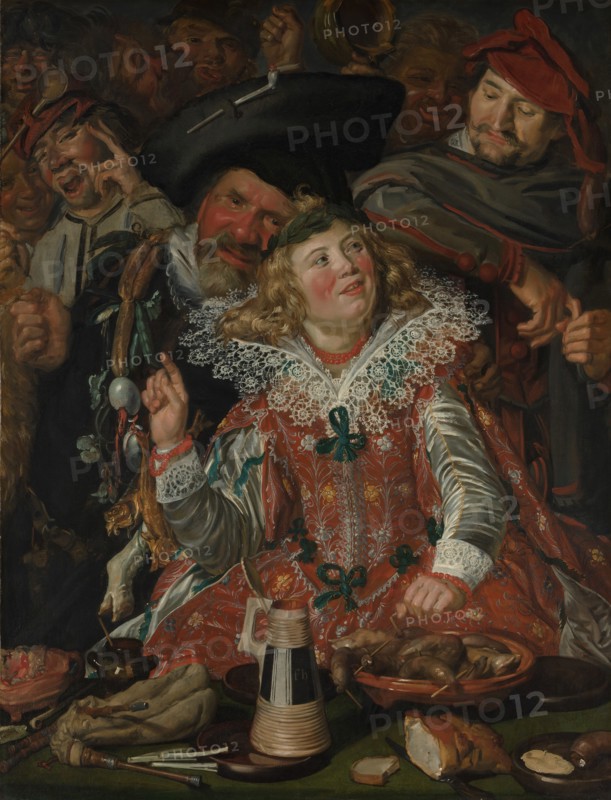 Merrymakers at Shrovetide, ca. 1616-17. Creator: Frans Hals.