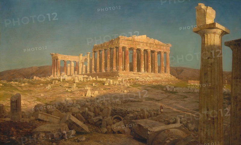 The Parthenon, 1871. Creator: Frederic Edwin Church.