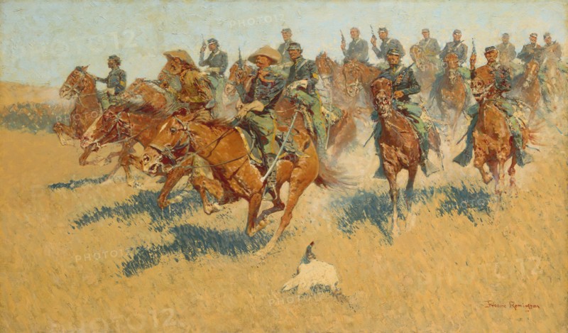 On the Southern Plains, 1907. Creator: Frederic Remington.