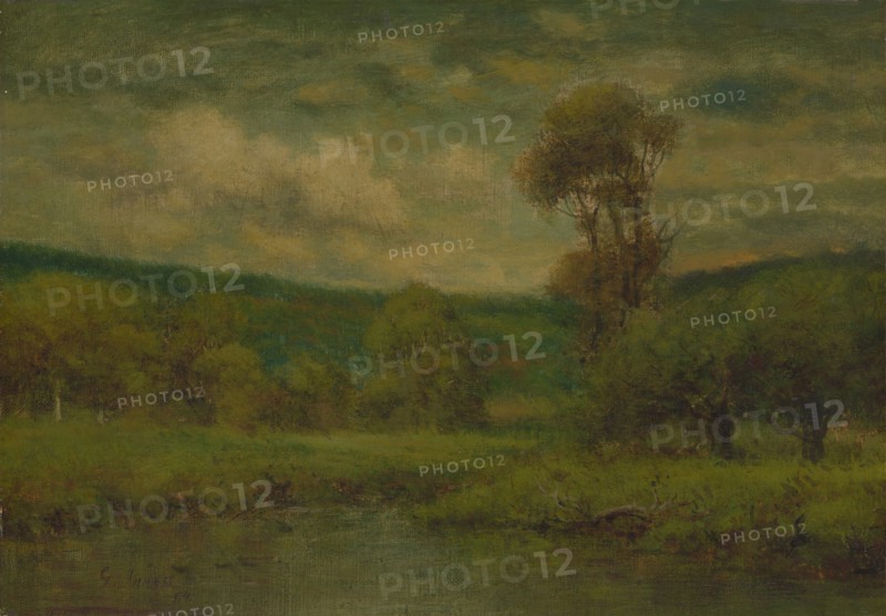 Landscape, 1884 or 1889. Creator: George Inness.
