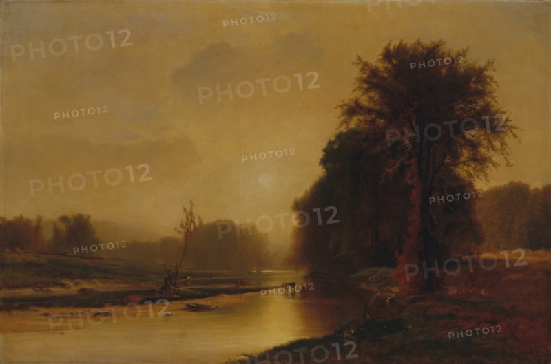 Autumn Meadows, 1869. Creator: George Inness.