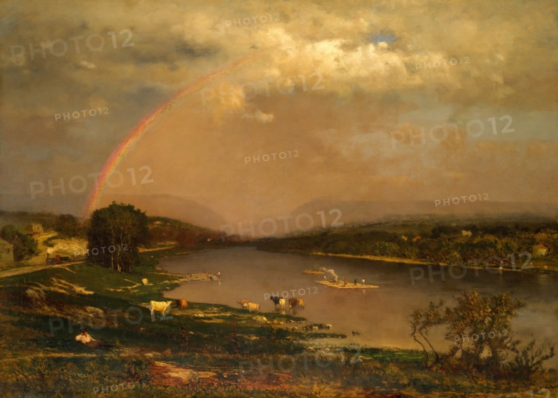 Delaware Water Gap, 1861. Creator: George Inness.