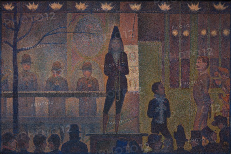 Circus Sideshow (Parade de cirque), 1887-88. Creator: Georges-Pierre Seurat.