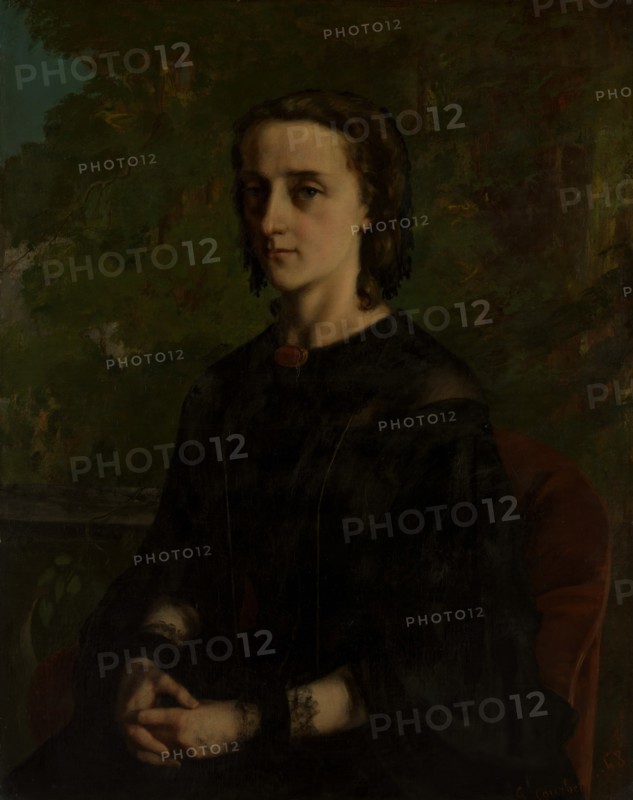 Madame Frederic Breyer (Fanny Hélène Van Bruyssel, 1830-1894), 1858. Creator: Gustave Courbet.