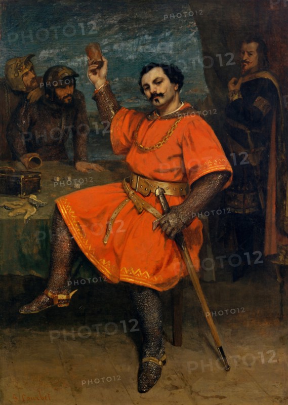 Louis Gueymard (1822-1880) as Robert le Diable, 1857. Creator: Gustave Courbet.