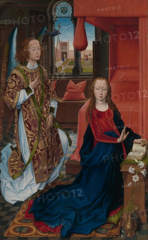 The Annunciation, ca. 1465-70. Creator: Hans Memling.