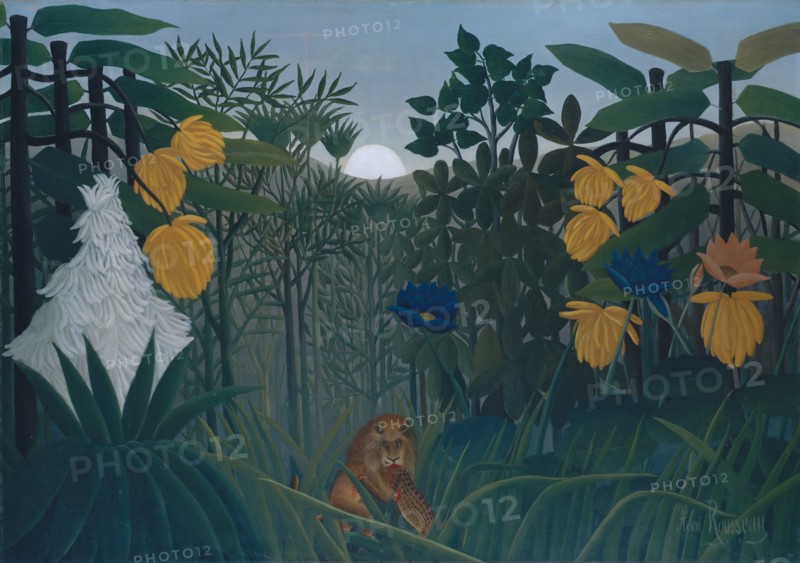 The Repast of the Lion, ca. 1907. Creator: Henri Rousseau.