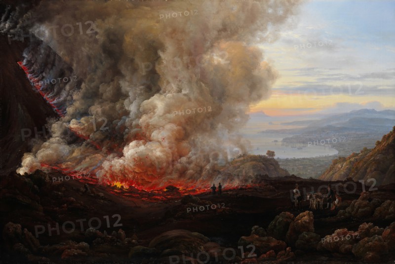 An Eruption of Vesuvius, 1824. Creator: Johan Christian Dahl.