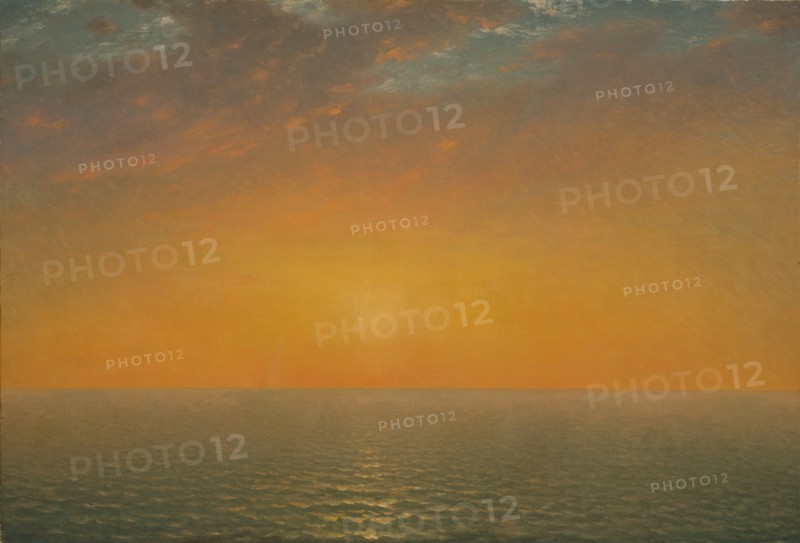 Sunset on the Sea, 1872. Creator: John Frederick Kensett.
