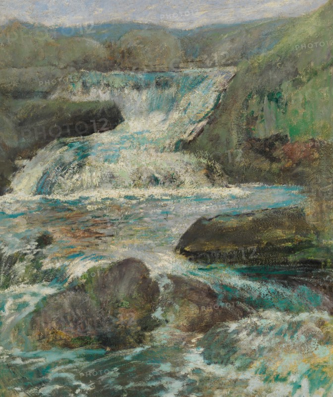 Horseneck Falls, ca. 1889-1900. Creator: John Henry Twachtman.