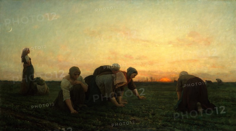 The Weeders, 1868. Creator: Jules Breton.