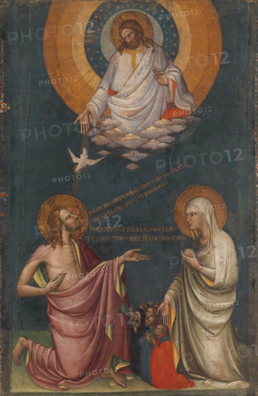 The Intercession of Christ and the Virgin, before 1402. Creator: Lorenzo Monaco.
