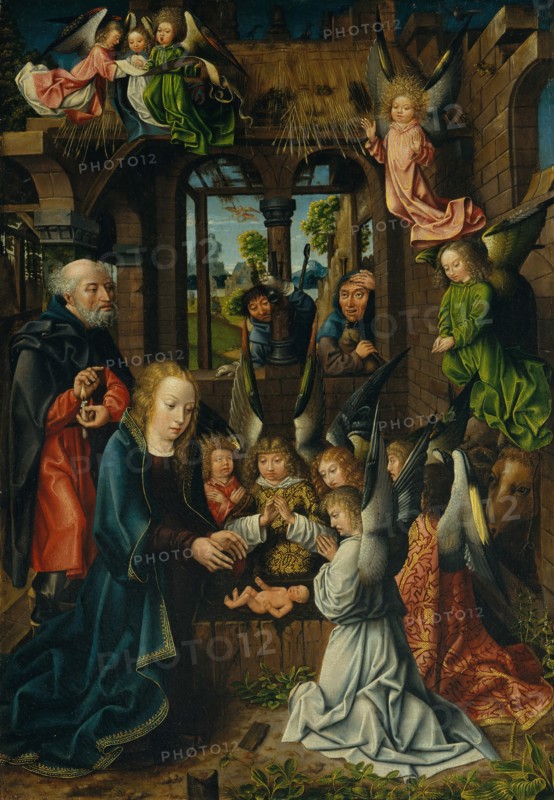 The Adoration of the Christ Child, possibly 1496-1502. Creator: Unknown.