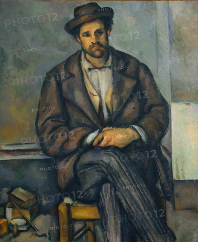 Seated Peasant, ca. 1892-96. Creator: Paul Cezanne.