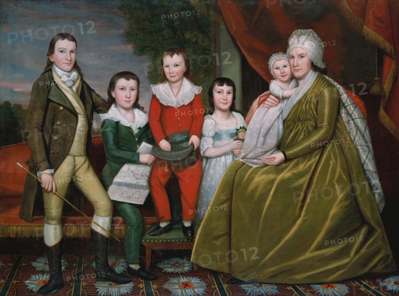 Mrs. Noah Smith and Her Children, 1798. Creator: Ralph Earl.