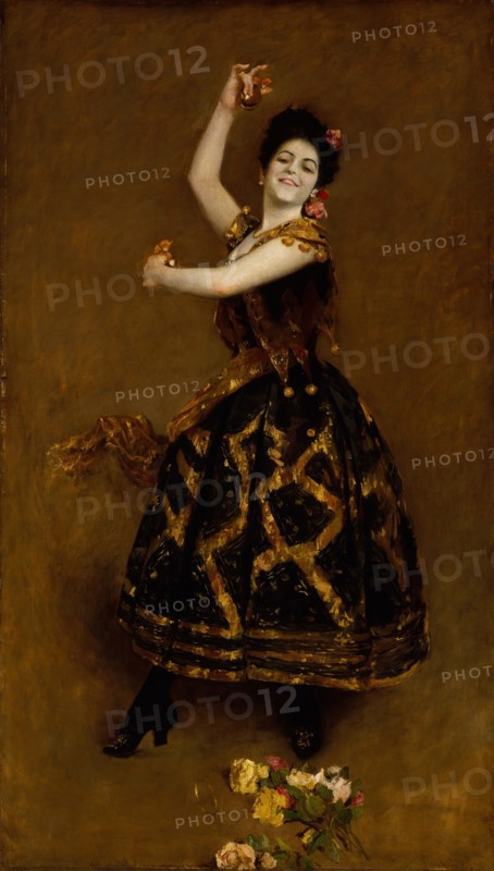 Carmencita, 1890. Creator: William Merritt Chase.