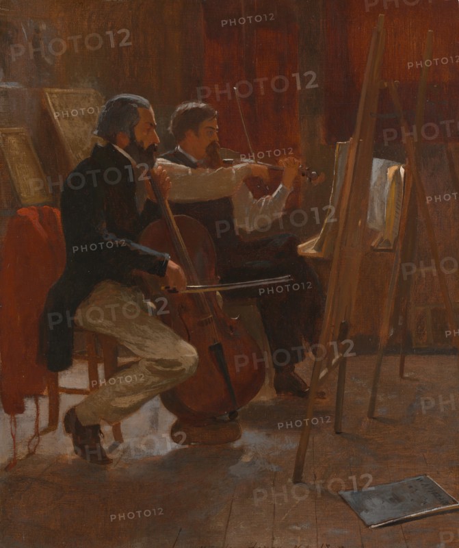 The Studio, 1867. Creator: Winslow Homer.