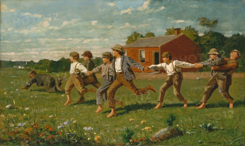 Snap the Whip, 1872. Creator: Winslow Homer.