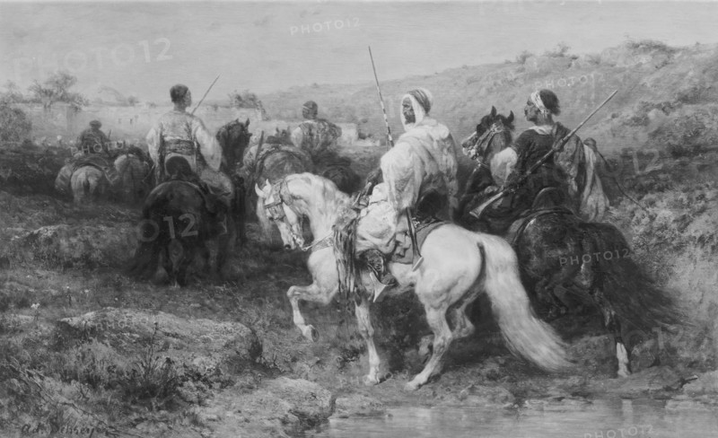 Arabs on the March. Creator: Christian Adolf Schreyer.