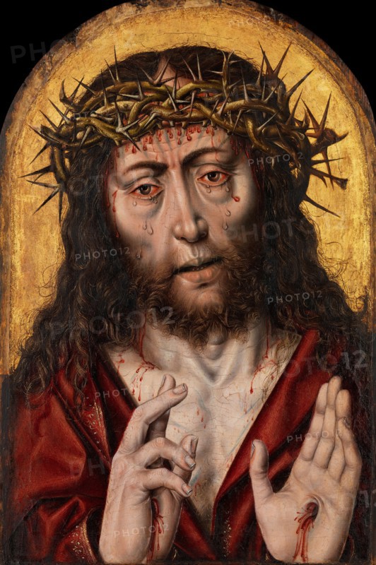 The Man of Sorrows, ca. 1525. Creator: Workshop of Aelbert Bouts (Netherlandish, Leuven ca. 1451/54-1549).