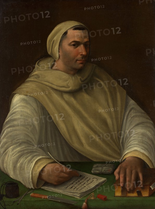 Portrait of an Olivetan Monk. Creator: Baldassare Peruzzi.
