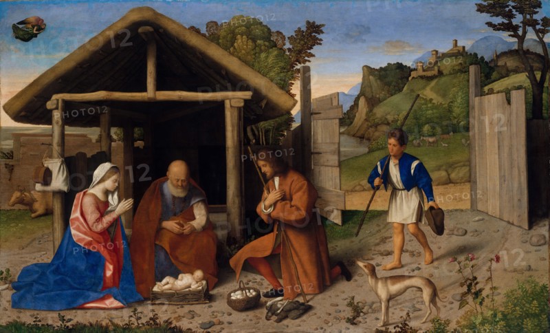 The Adoration of the Shepherds, probably after 1520. Creator: Vincenzo Di Biagio Catena.