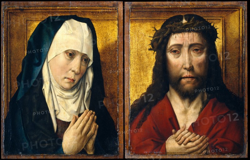 The Mourning Virgin; The Man of Sorrows. Creator: Posthumous Workshop Copy after Dieric Bouts (Netherlandish, Leuven, ca. 1525).