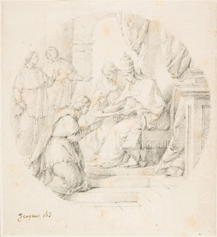 Angelo Maria Querini Created Cardinal by Benedict XIII, 1709-87. Creator: Francesco Zugno.