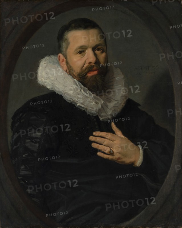 Portrait of a Bearded Man with a Ruff, 1625. Creator: Frans Hals.