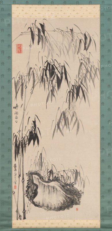 Window onto Bamboo on a Rainy Day, first half of the 18th century. Creator: Gion Nankai.