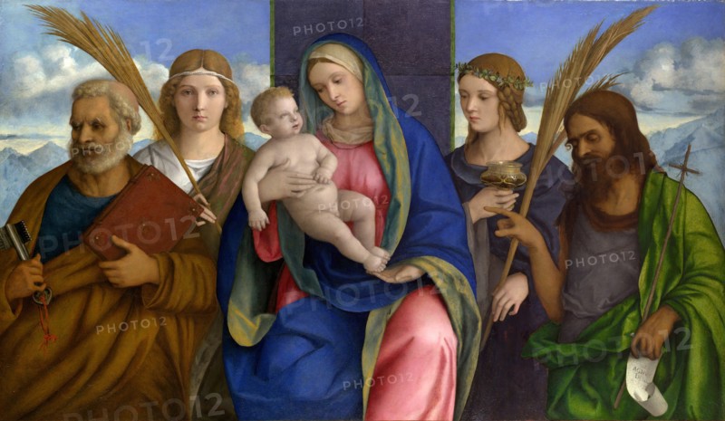 Madonna and Child with Saints. Creator: Giovanni Bellini.