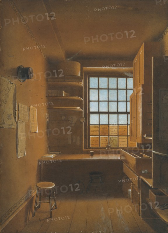 Interior of a Lottery, 1821. Creator: James Kidder.