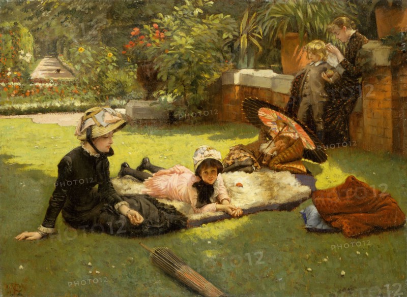 In Full Sunlight (En plein soleil), ca. 1881. Creator: James Tissot.