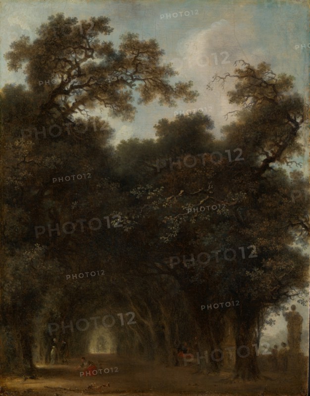 A Shaded Avenue, ca. 1775. Creator: Jean-Honore Fragonard.