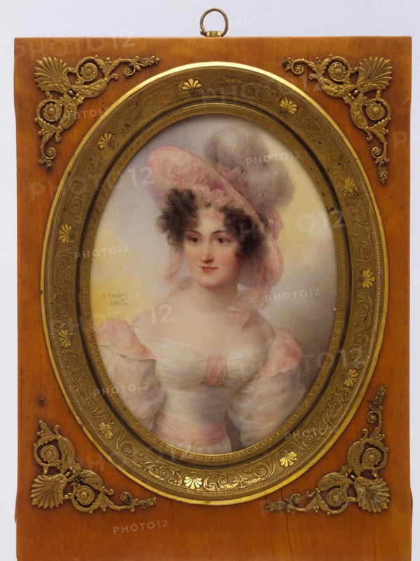 Mrs. Rufus Prime (Augusta Temple Palmer, 1807-1840), 1828. Creator: Jean-Baptiste Isabey.