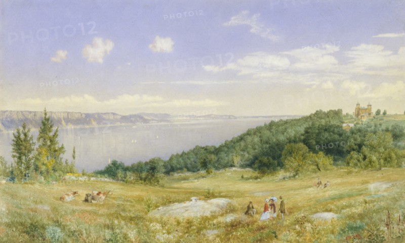 The Palisades, ca. 1870. Creator: John William Hill.