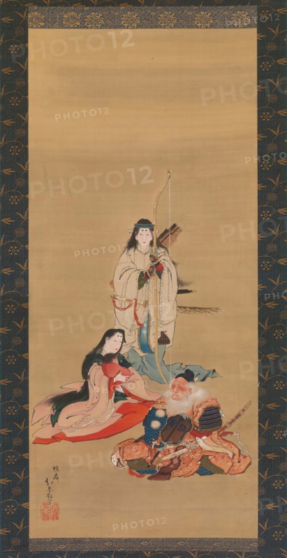 The Legendary Empress Jingu, mid-19th century. Creator: Kosai Hokushin.